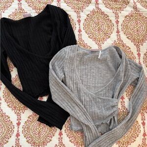 Urban Outfitters Ballet Wrap Top Bundle